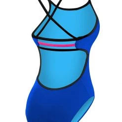TYR Solid Trinityfit Swimsuit - Royal / Black